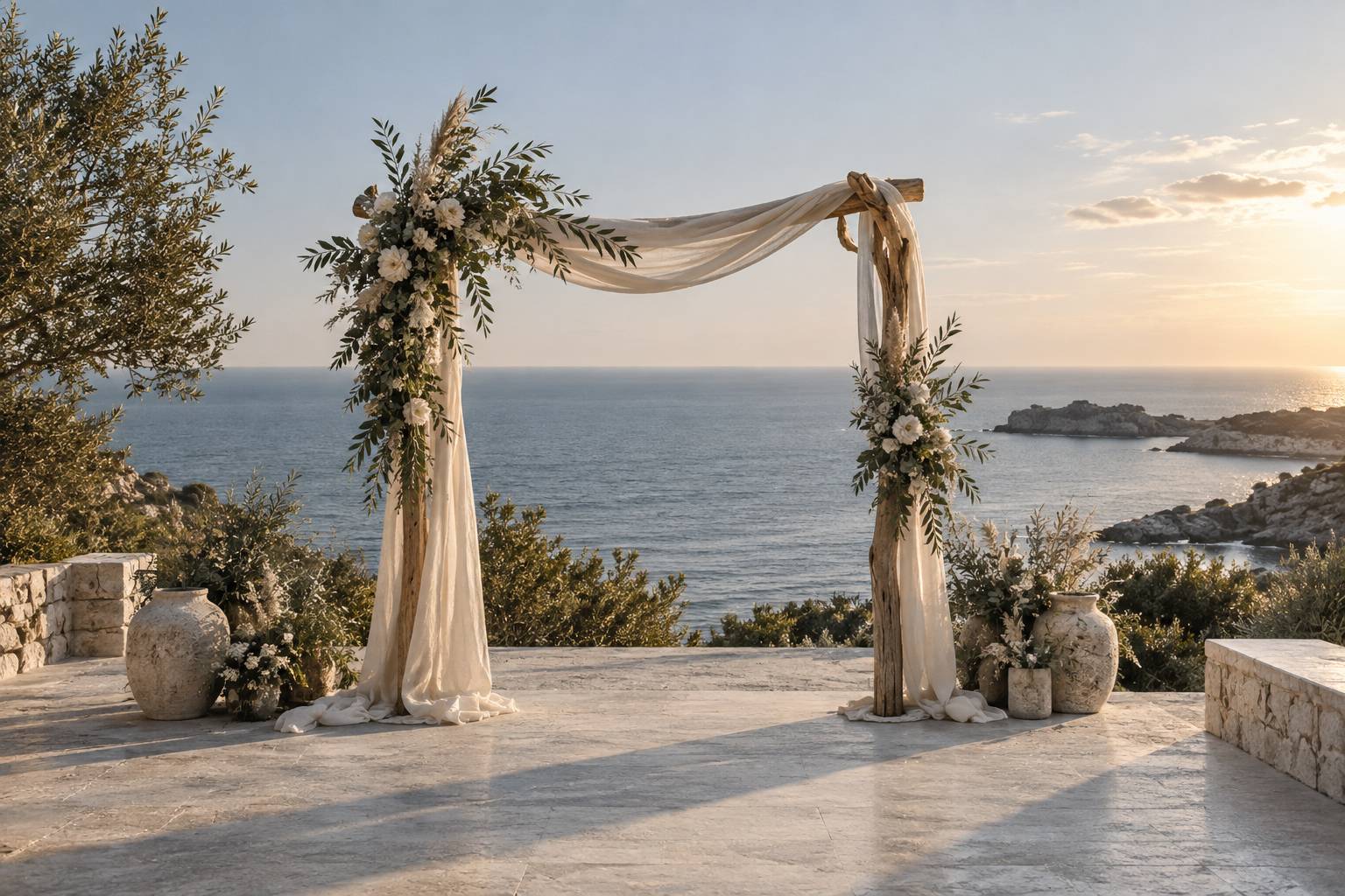 Illustration éditoriale du sujet : Arches de mariage : 20 inspirations élégantes et pleines de charme pour un décor romantique